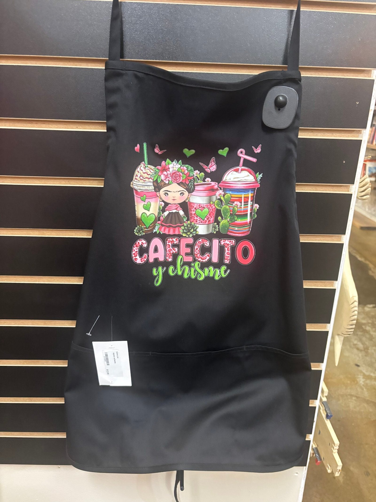 Apron small cafecito y chisme logo image 0