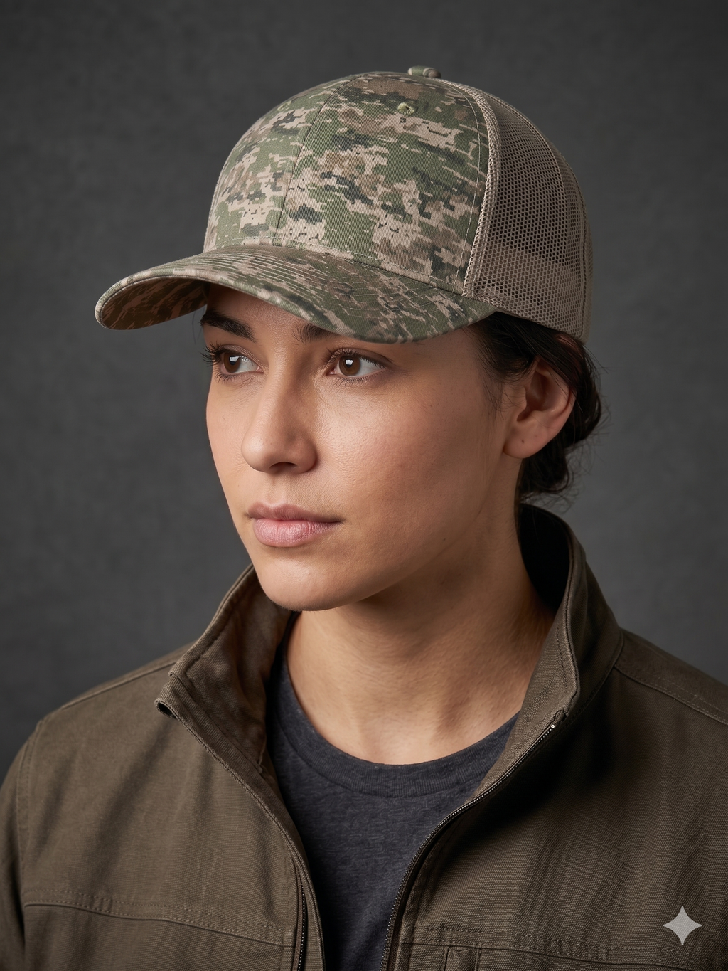 Port Authority trucker cap Camo C114