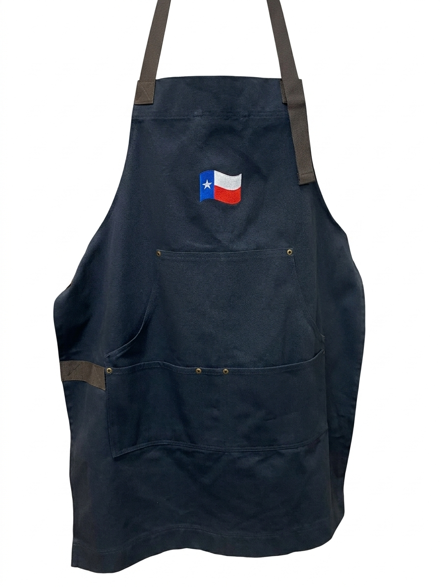 Apron with Texas embroidery logo