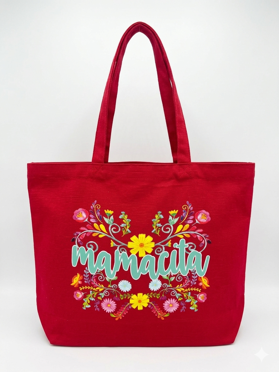 Tote bag with Mamacita Logo 100% cotton