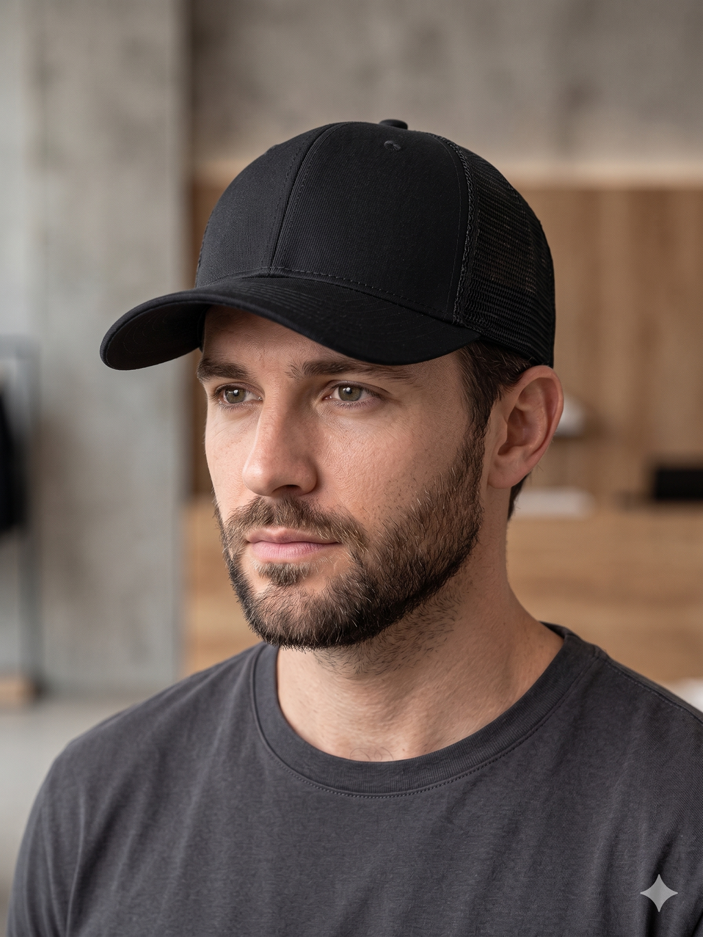 Trucker Cap Port Authority C911 Black