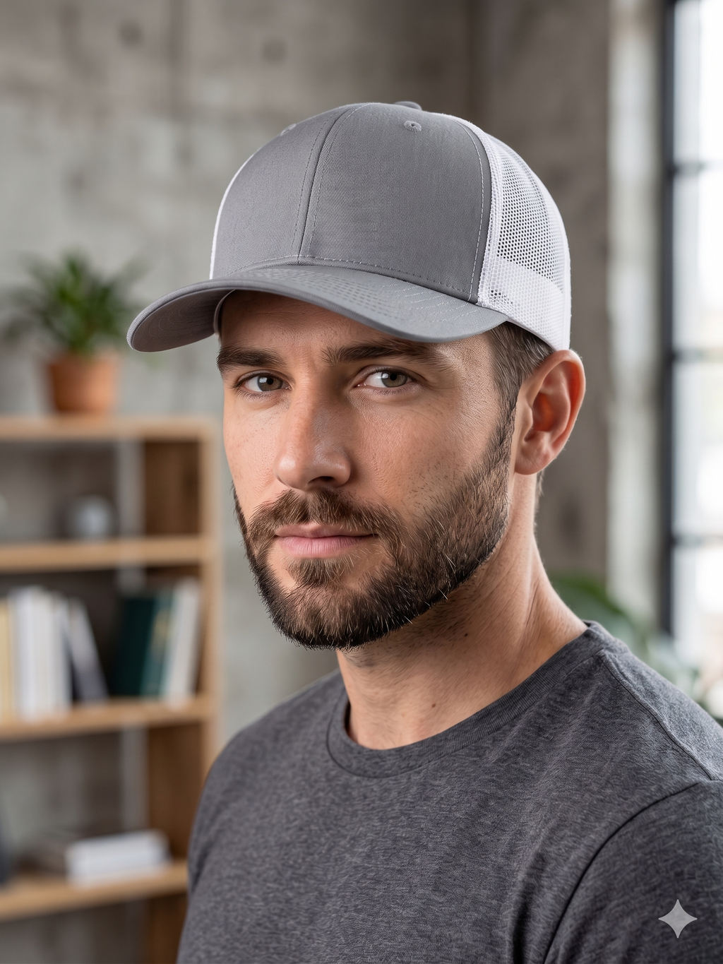 Trucker Cap Port Authority C112LP Gray