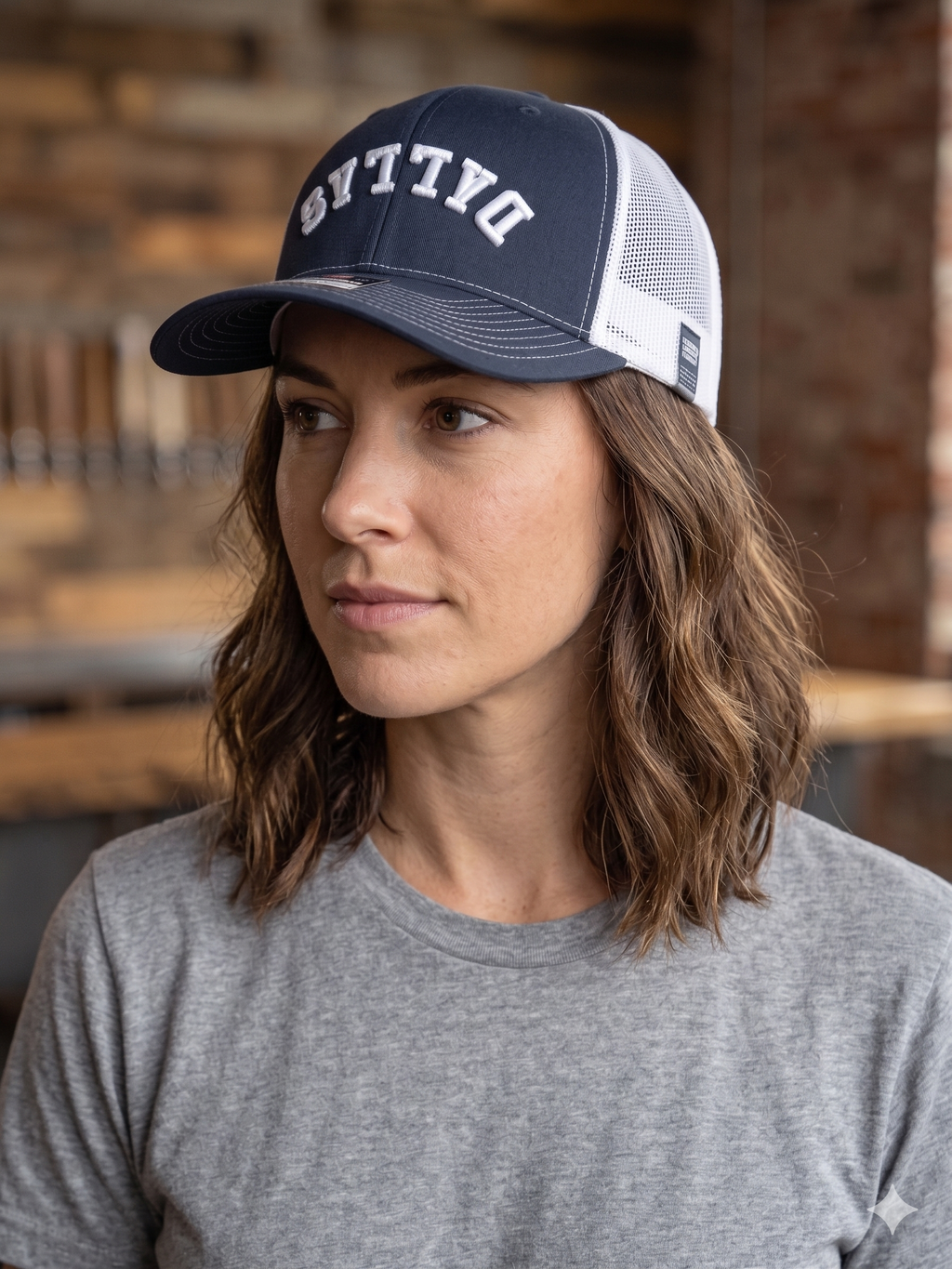 Trucker cap Richardson 112 with Dallas embrodery logo