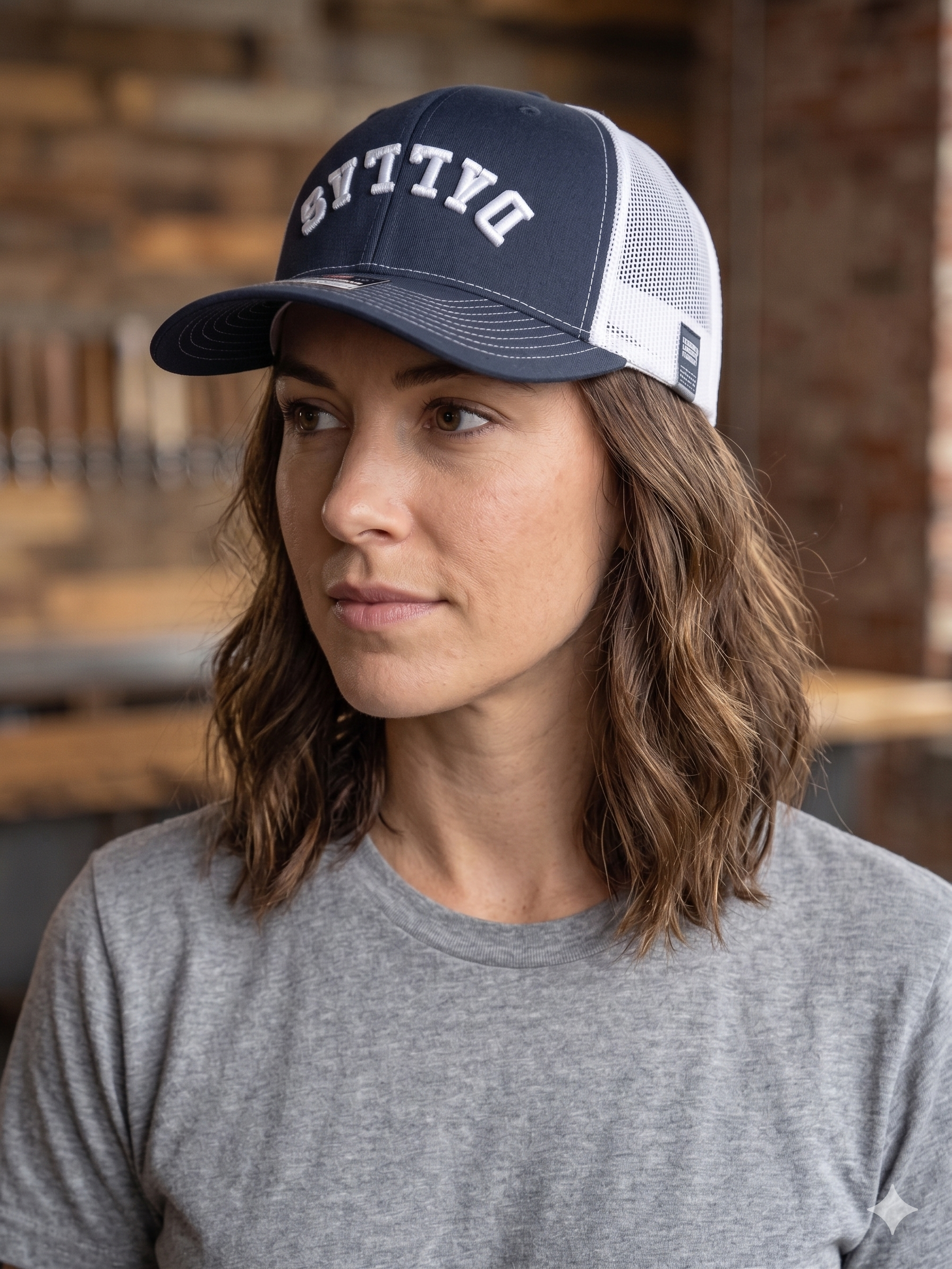 Trucker cap Richardson 112 with Dallas embrodery logo