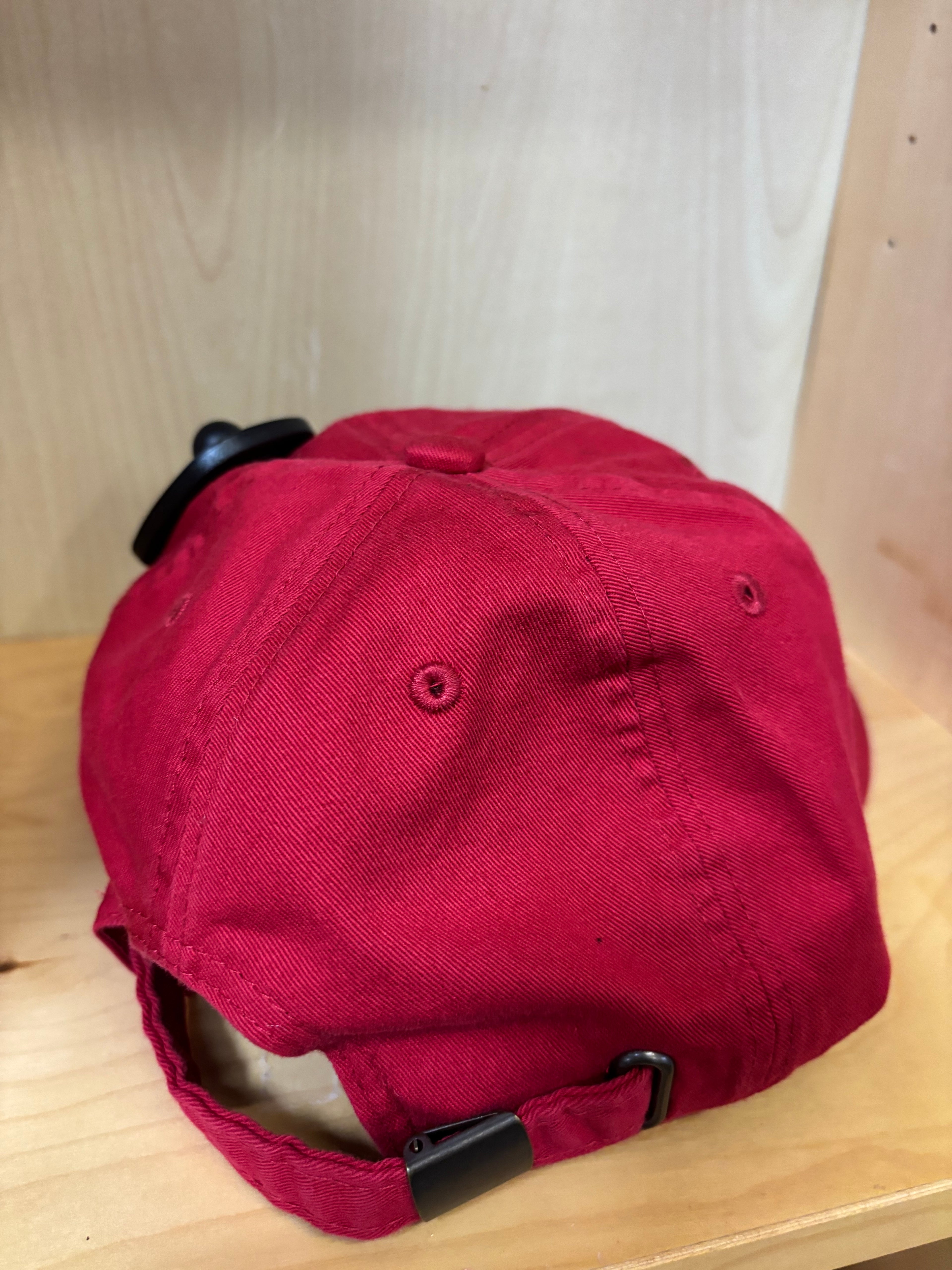 Cap Dog Mom Dark Red