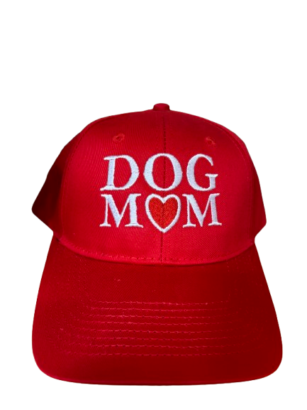 Cap Dog Mom Light Red