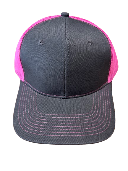 Trucker Cap Port Authority C112 Gray/pink
